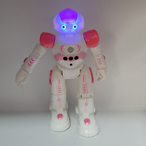 Smart Robot Cady-Wida/Wini Gesture Control - Pink White 10" in Tall TESTED WORKS - Picture 1 of 4